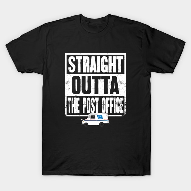 Straight outta the post office T-Shirt by captainmood